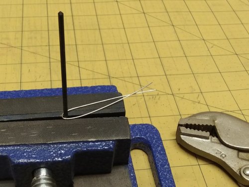 Judy Larson's Bali Style Earrings - , Contemporary Wire Jewelry, Stamping, Stamps, Butane Torch, Soldering, Solder, Drilling, Drill, fold them in half